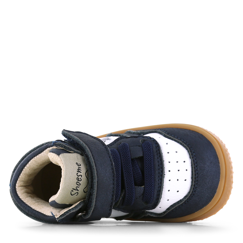Shoesme wit-donkerblauw sneakertje Leer | Sale