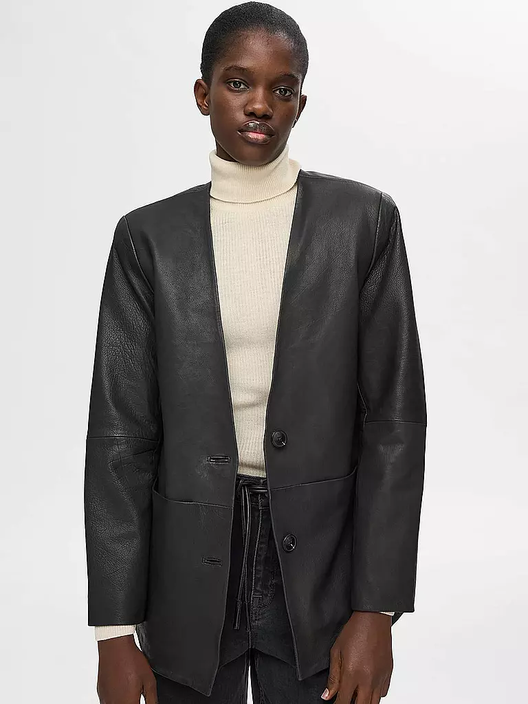 SELECTED FEMME Rollkragenpullover SLFNAJA creme