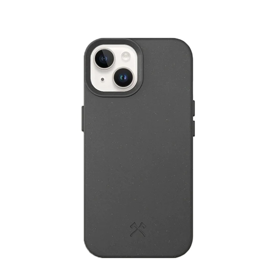 iPhone 15 Plus MagSafe BioCase Schutzhülle Vegan Biologisch Abbaubar (ECO701) - Schwarz