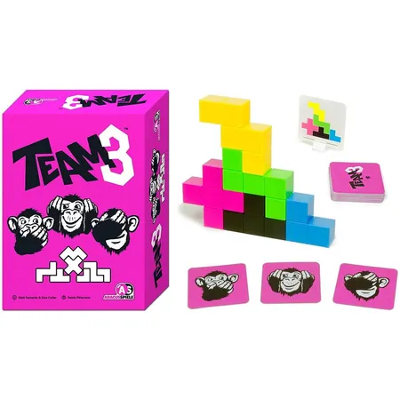 Asmodee Abacusspiele Partyspiel Team3 Pink