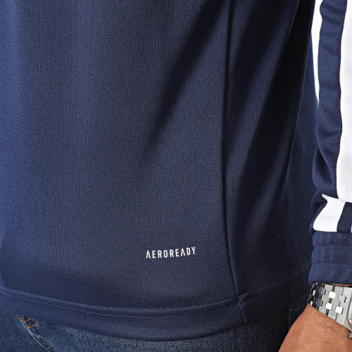 Sweat Quart de Zip Bandes Squad 21 HC6283 Bleu Marine