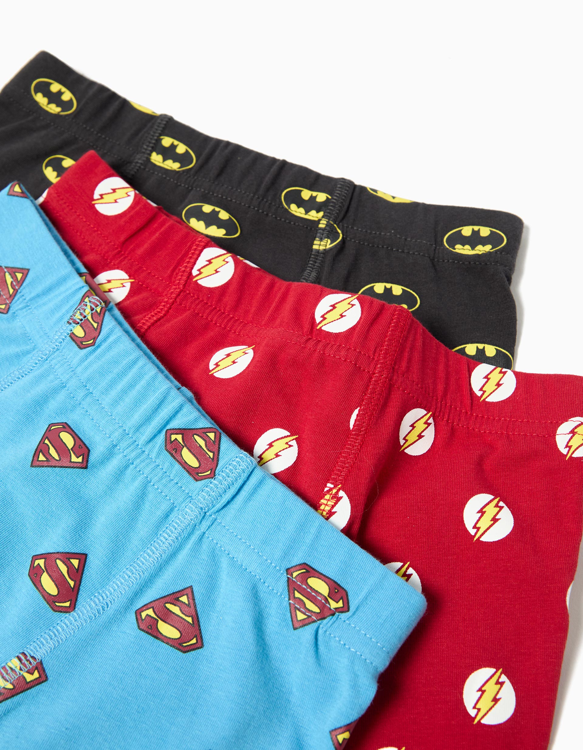 Pack 3 Boxers 'Liga da Justiça', Menino, Multicor