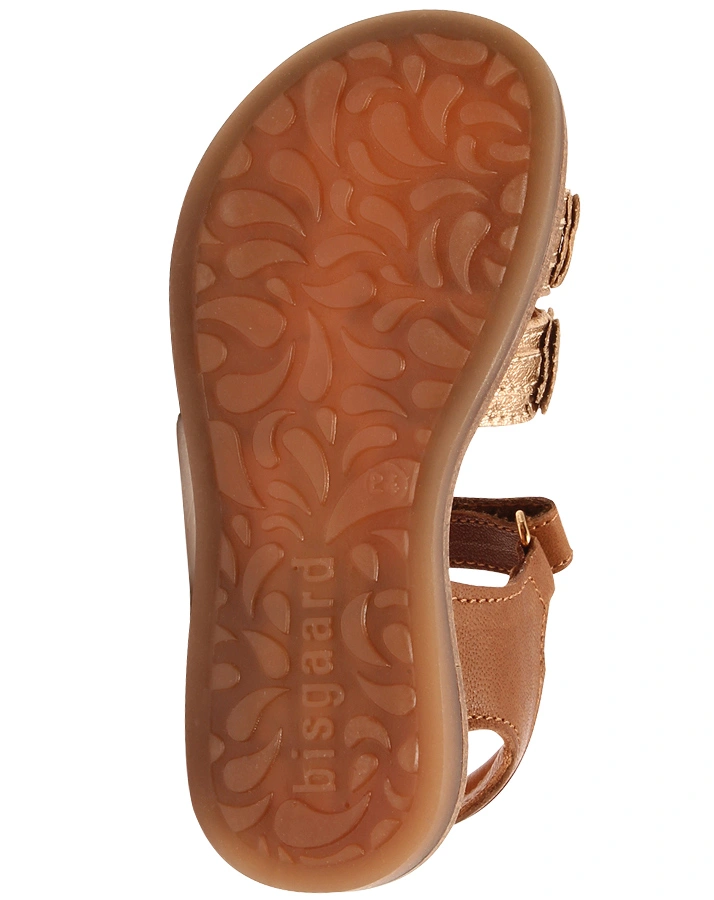 Leder-Sandalen CANA in gold