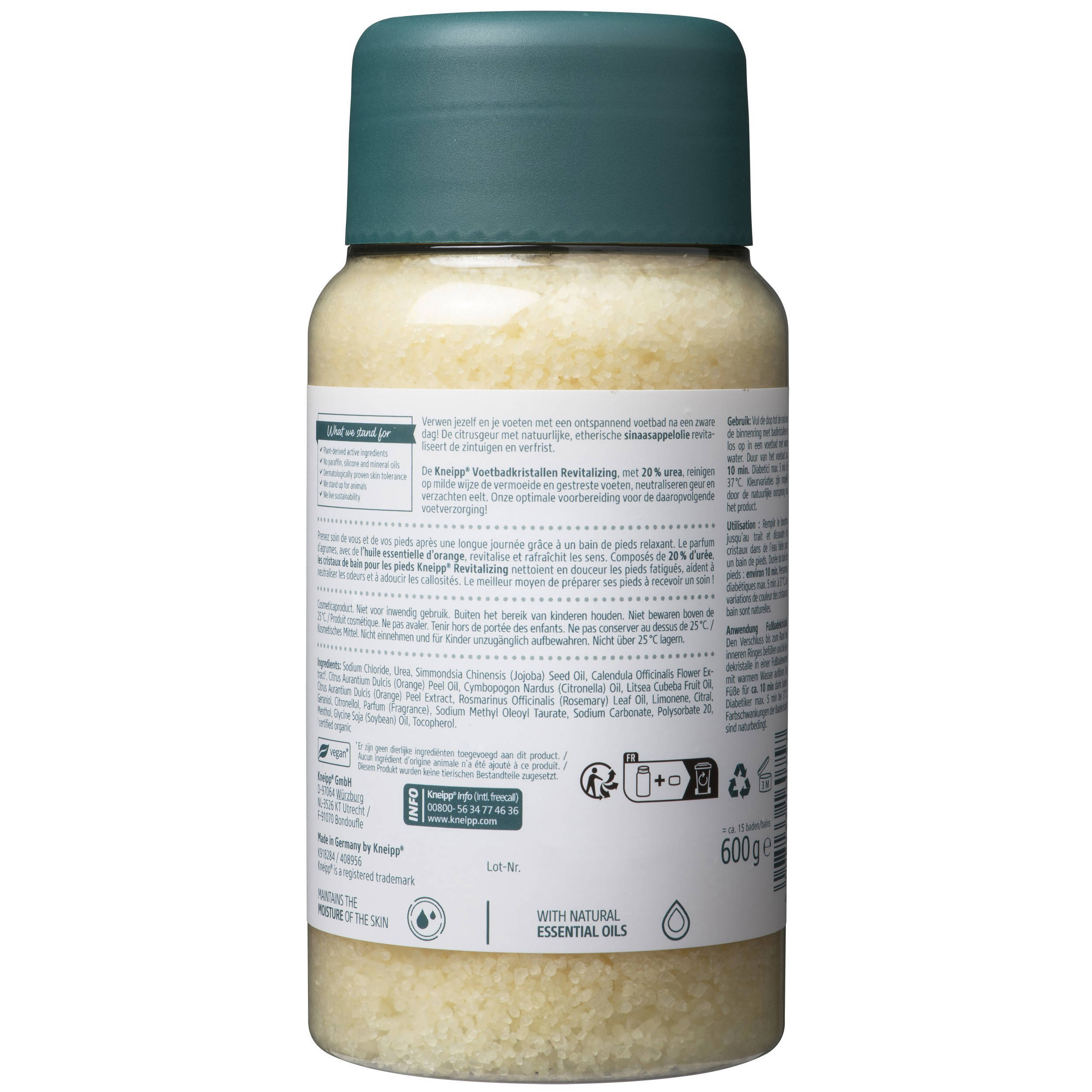 Kneipp voetbadzout - 600 gram
