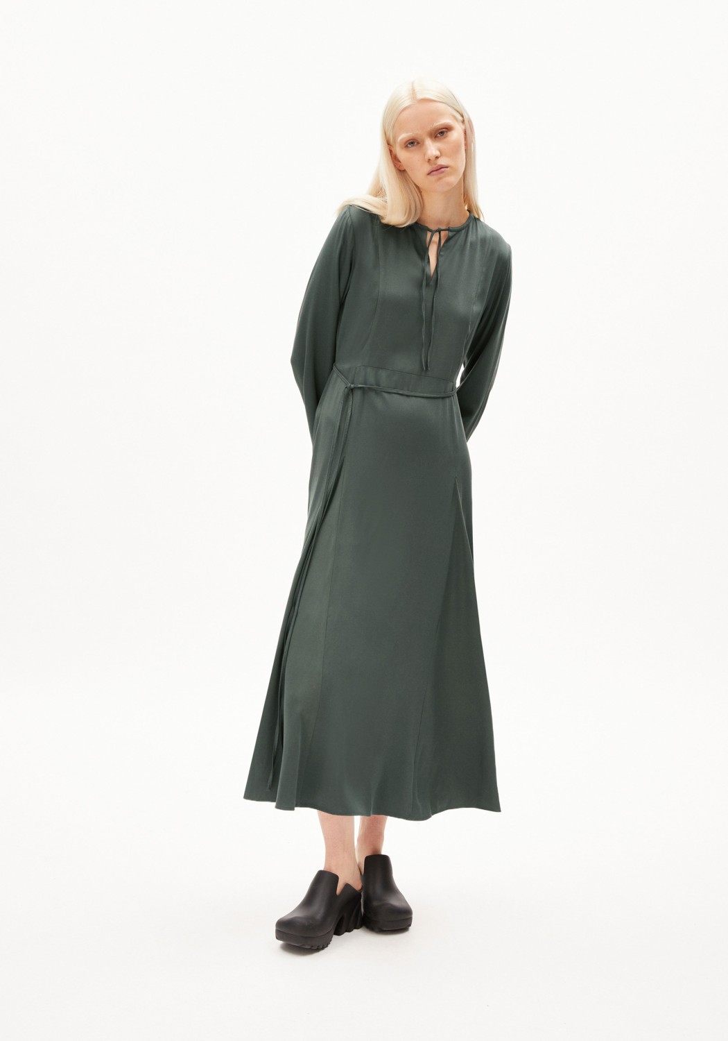 Armedangels Kleid Mariolaana Space Steel