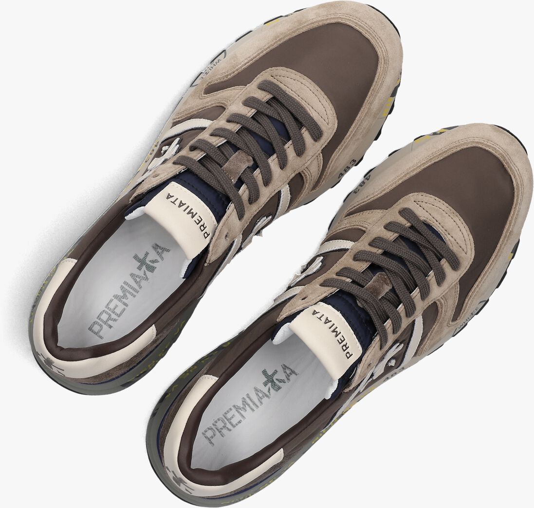 beige premiata lage sneakers lander