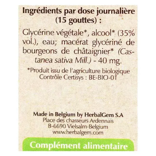 Concentrado de Castanha Orgânica Herbalgem Macerado 30ml