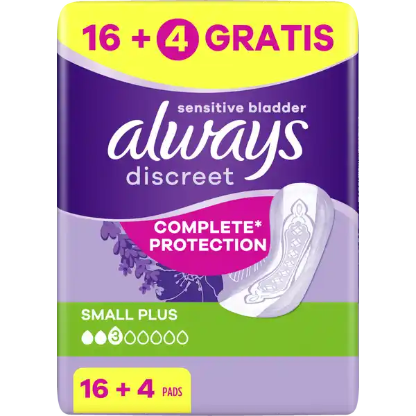 Discreet Inkontinenz Small Plus 16+4