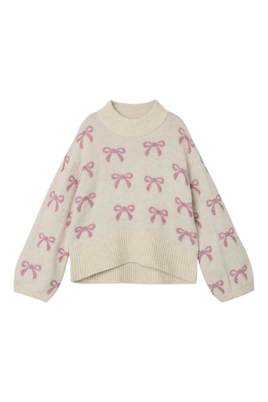 Name It Nkfreify Ls Oversize Knit 4707044 jet stream