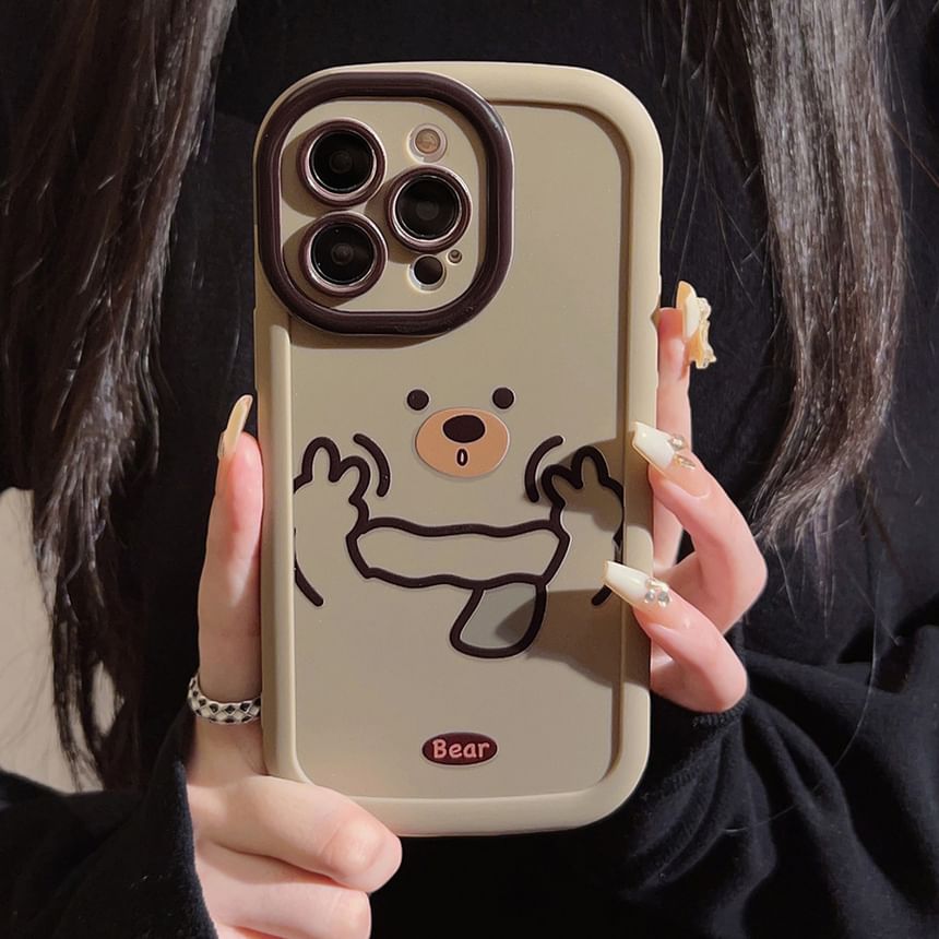Rockit - Berenprint telefoonhoesje - iPhone 15 Pro Max / 15 Pro / 15 Plus / 15