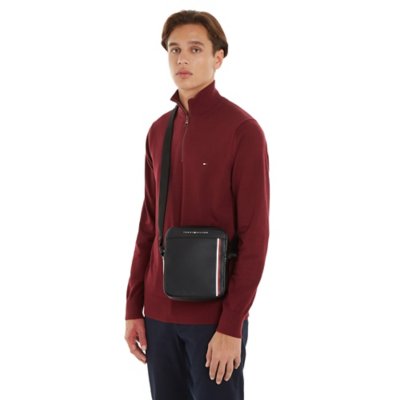 Sacoche Th Pique Pu Mini Reporter TOMMY HILFIGER