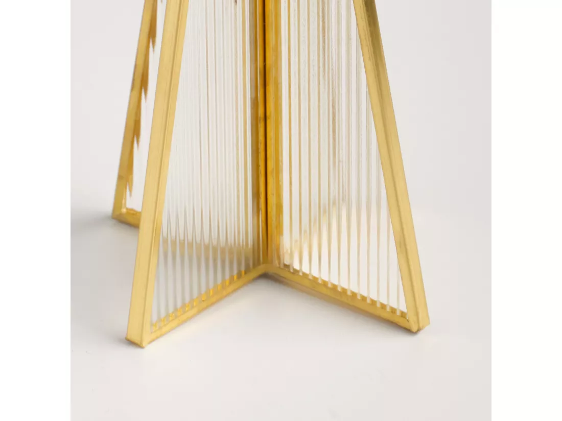 Bougeoir Nora Or Moyen 22.3 x 9 x 9