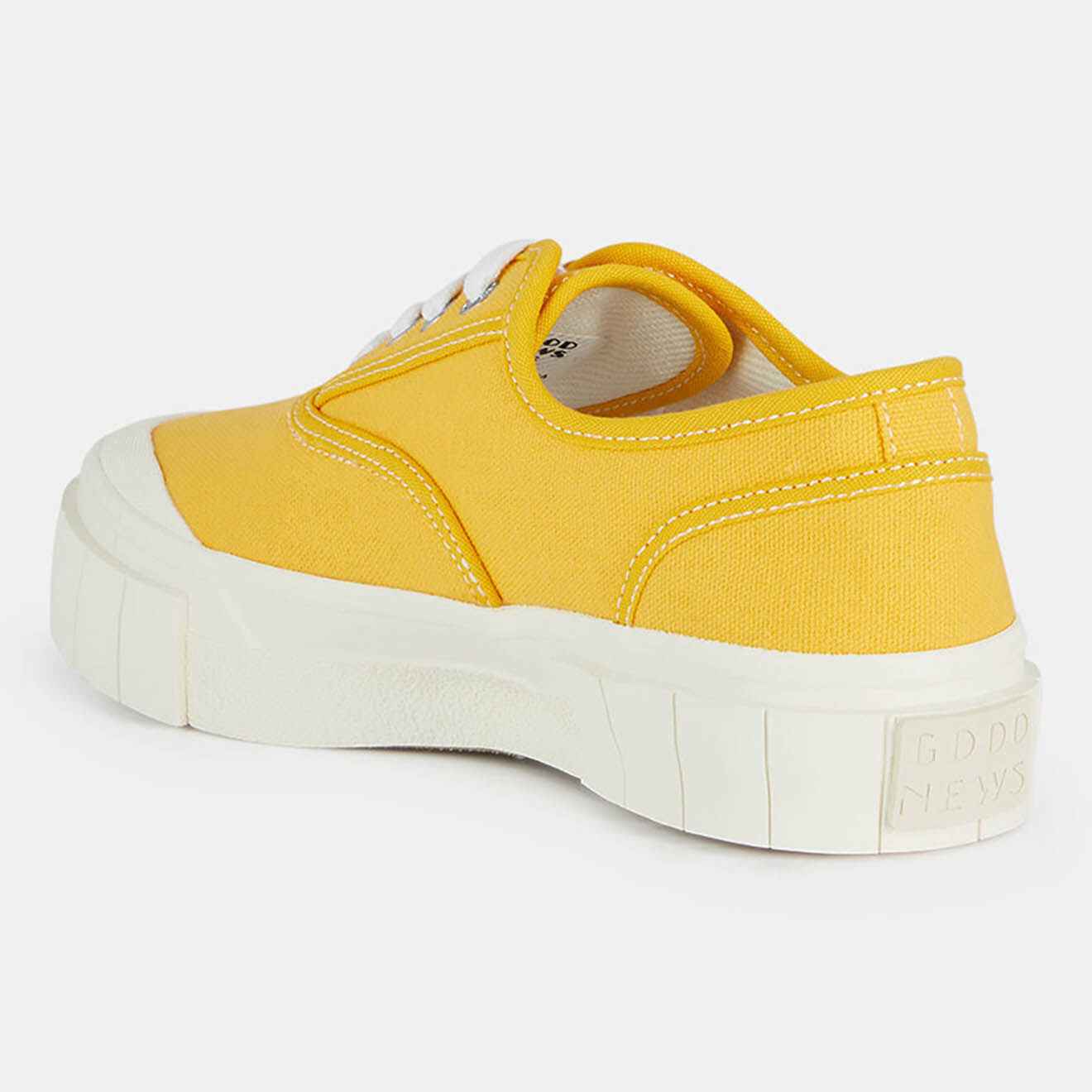 Good News Sneakers en Coton Bio Gnace jaunes
