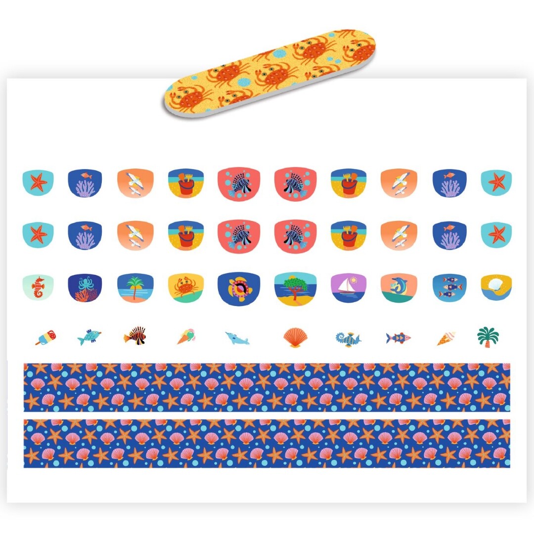 Djeco nagelstickers mediterraans