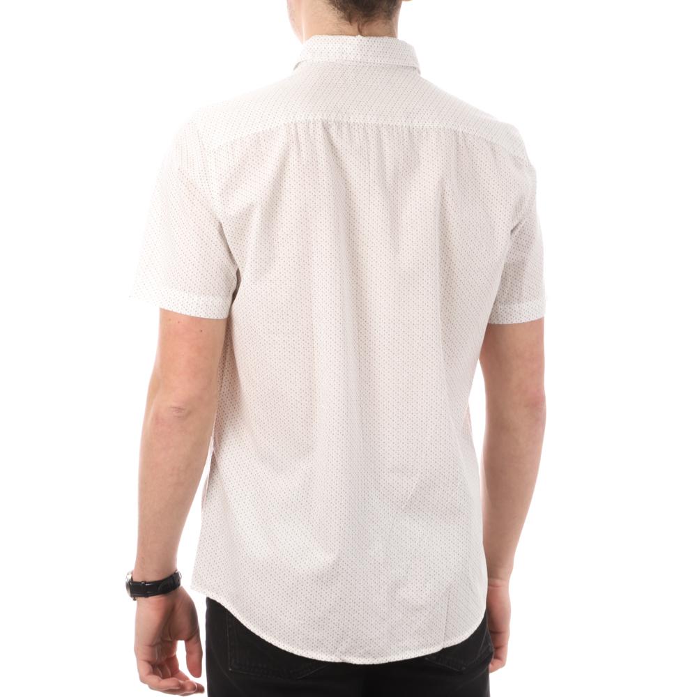 TBS Chemisette Manches Courtes Blanche Homme TBS