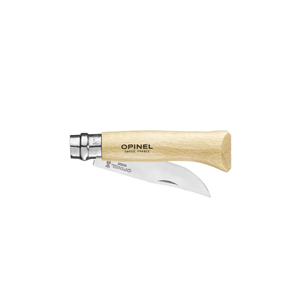 Couteau pliant tradition N°8 Inox 8,5 cm manche en hêtre Opinel