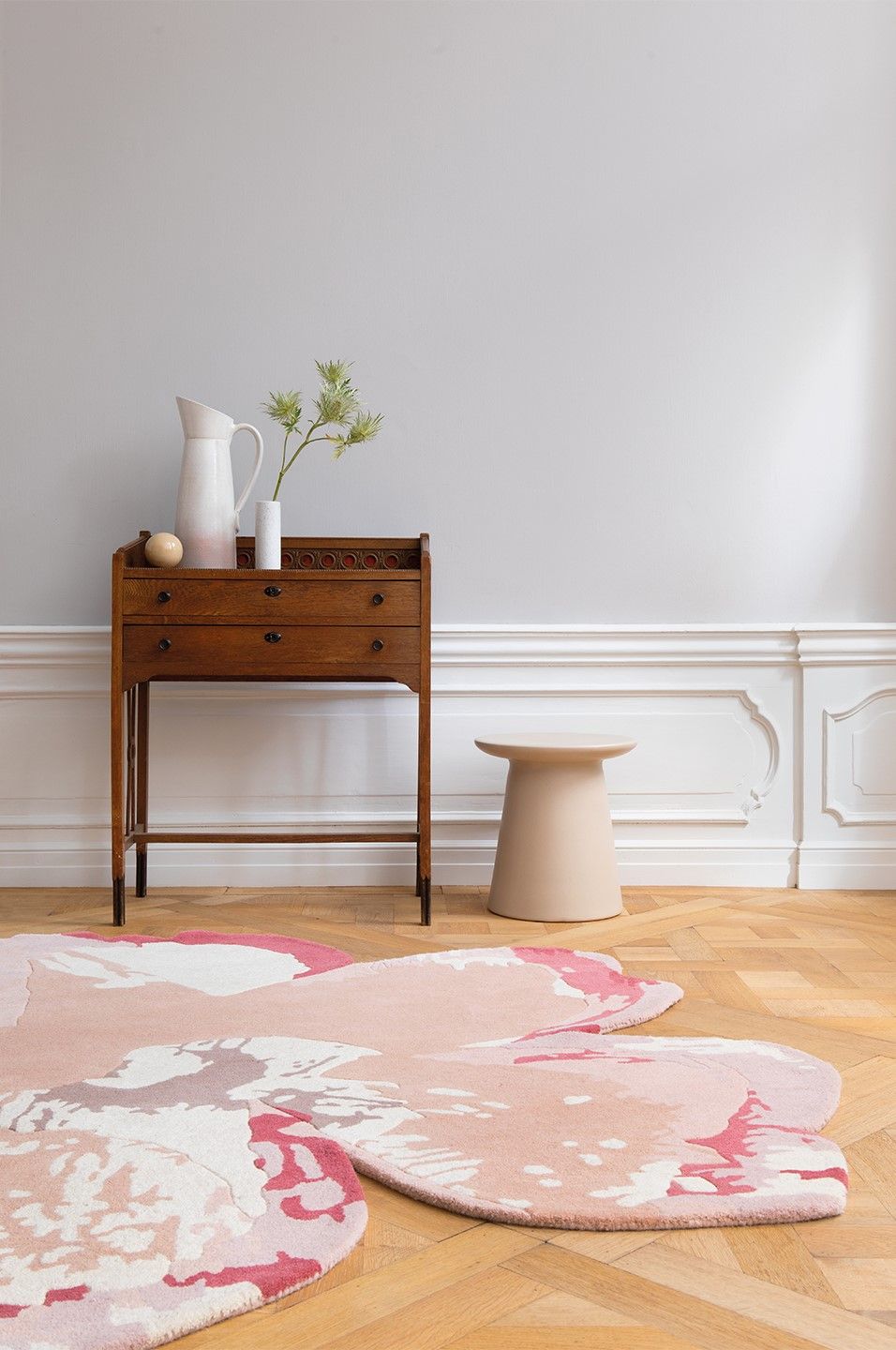 Vloerkleed Shaped Light Pink 162302 Magnolia