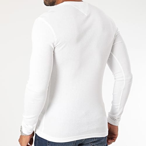 Lot De 2 Tee Shirts Manches Longues Original Rib 4409 Blanc Noir
