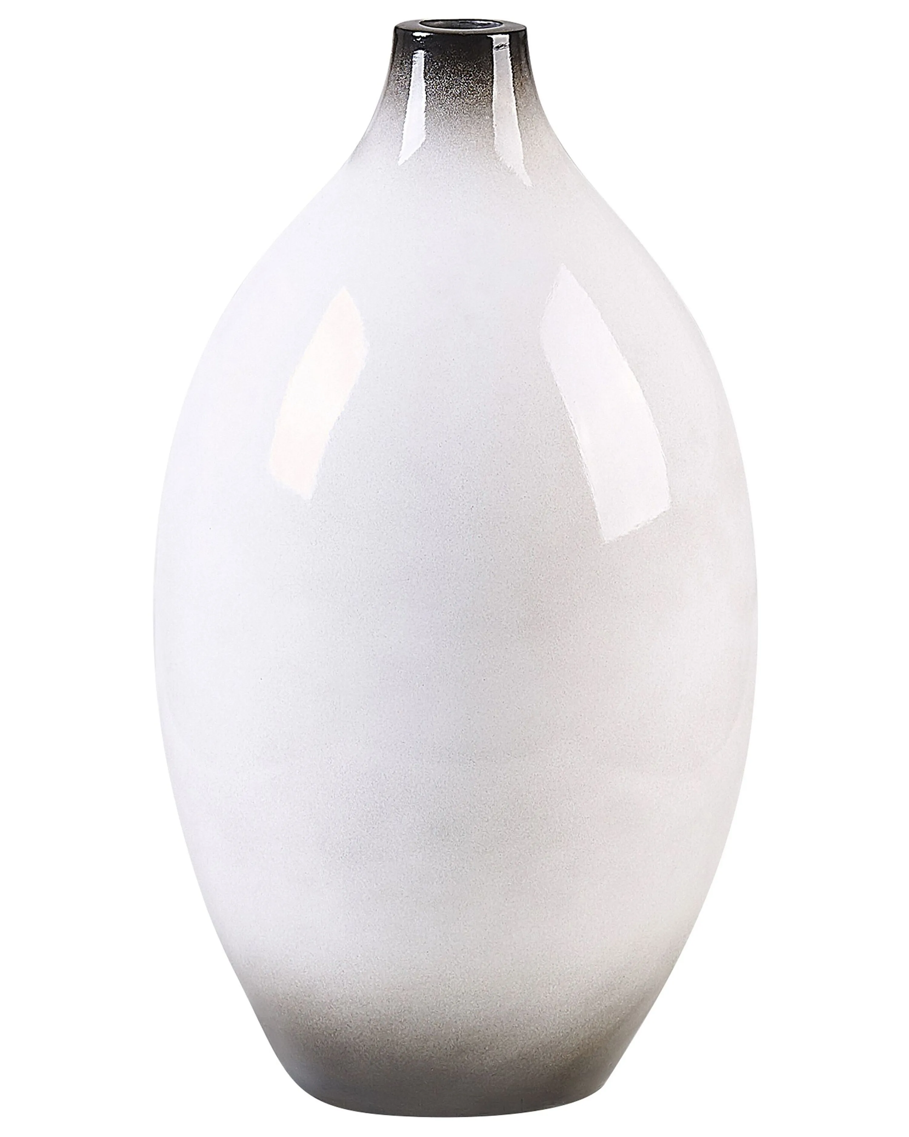 Decoratieve vaas BAEZA Keramiek 36 cm Wit