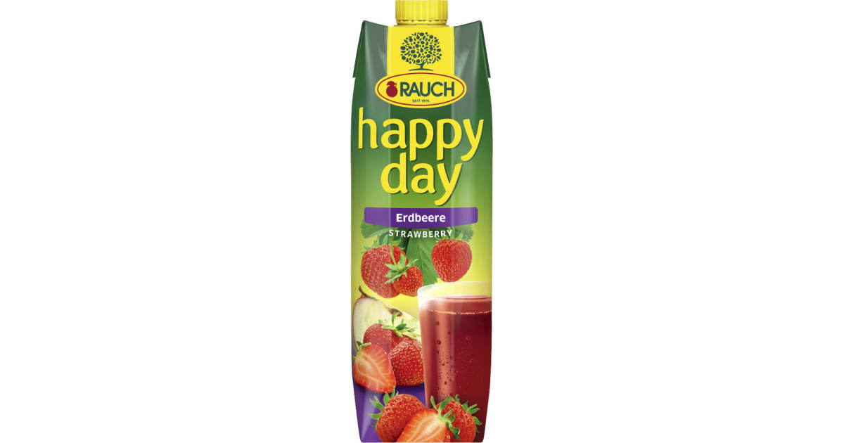 Rauch Happy Day Erdbeere 1,0 Liter (Einweg)