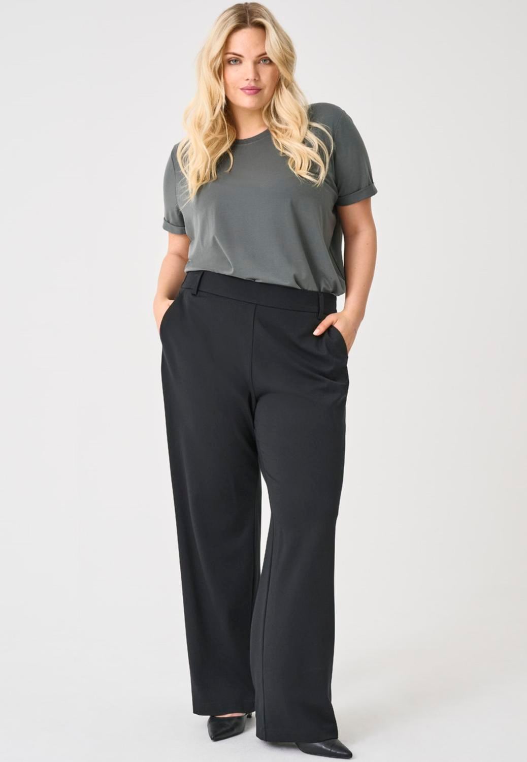 ONLY CARMAKOMA Anzughose »CARGOLDTRASH LIFE MW STRAIGHT PANT NOOS«  #CARGOLDTRASH