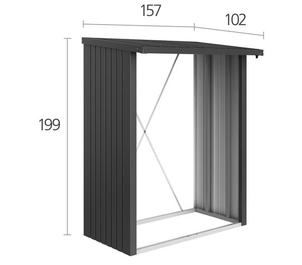 Biohort WoodStock® 150 für Kaminholz