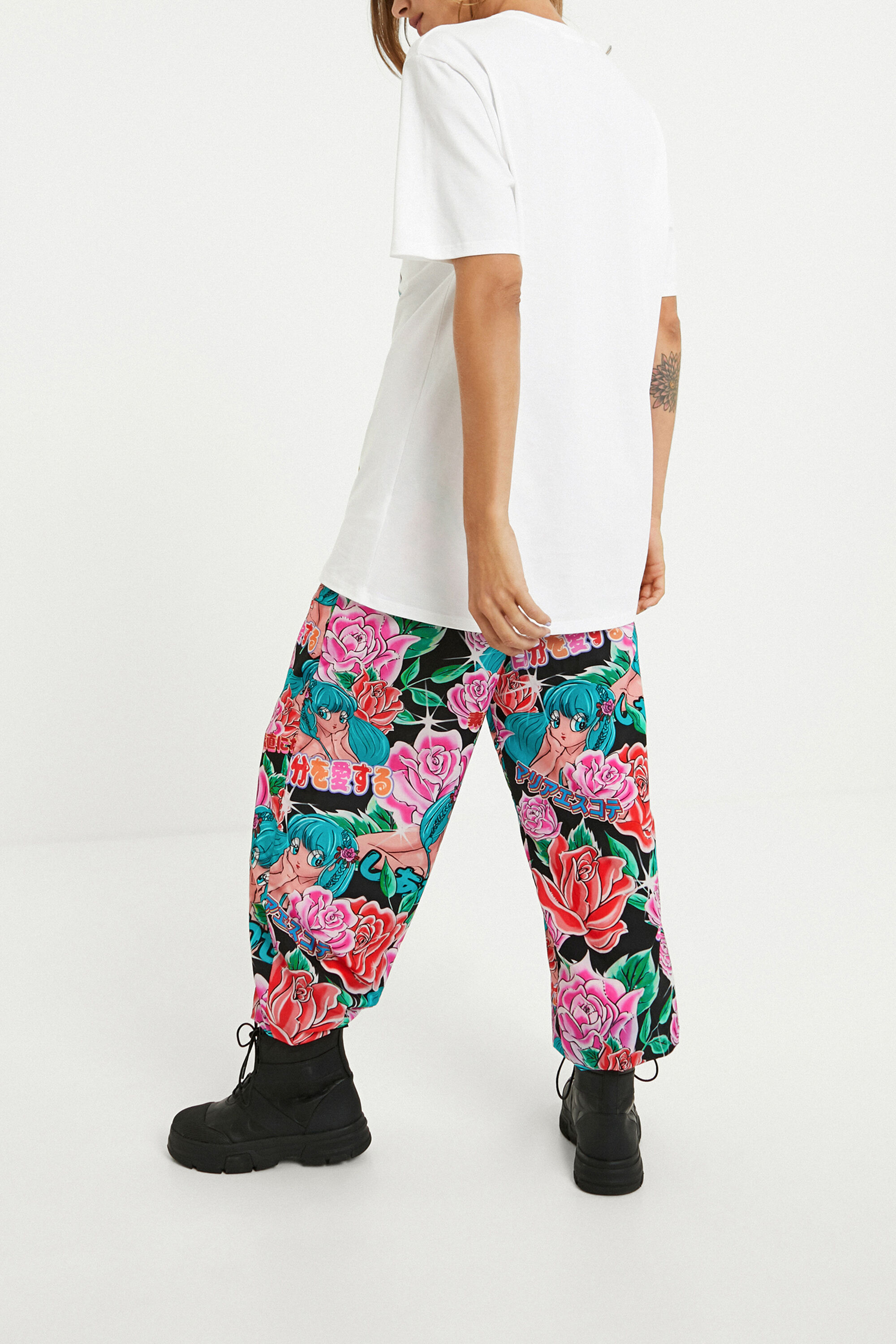 T-shirt loose coton
