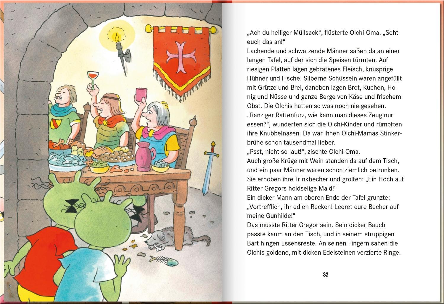 Die Olchis im Land der Ritter