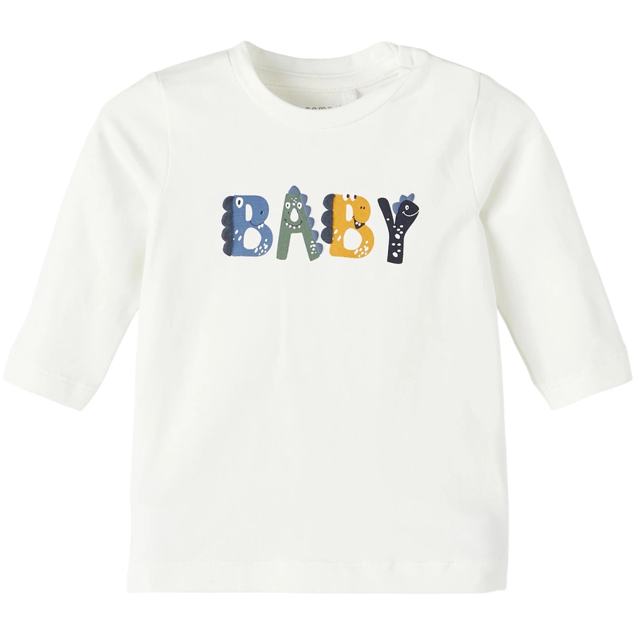 name it Langarmshirt Nbmticard White Alyssum
