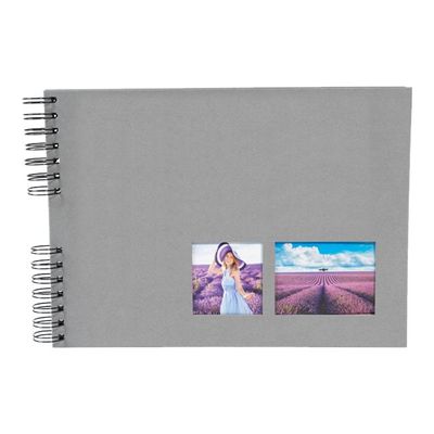 Exacompta Milano - Album photos 32 x 22 cm - 50 pages - gris