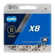 Chaîne KMC X8 114 Maillons 8V