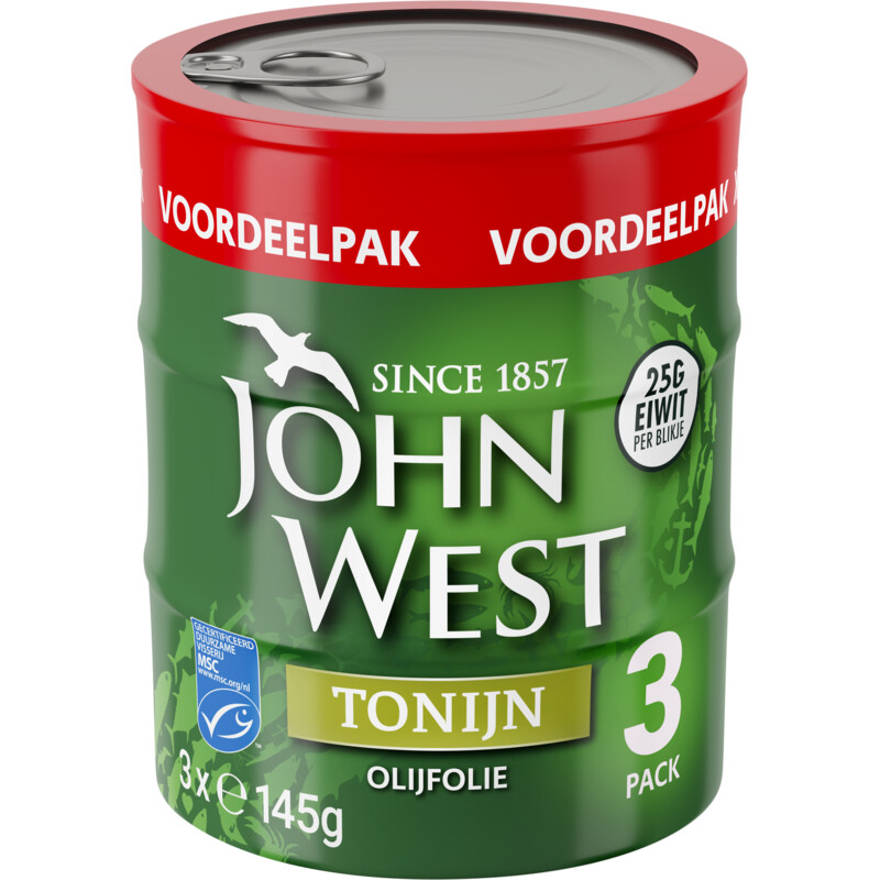 John West Tonijn in olijfolie 3-pack