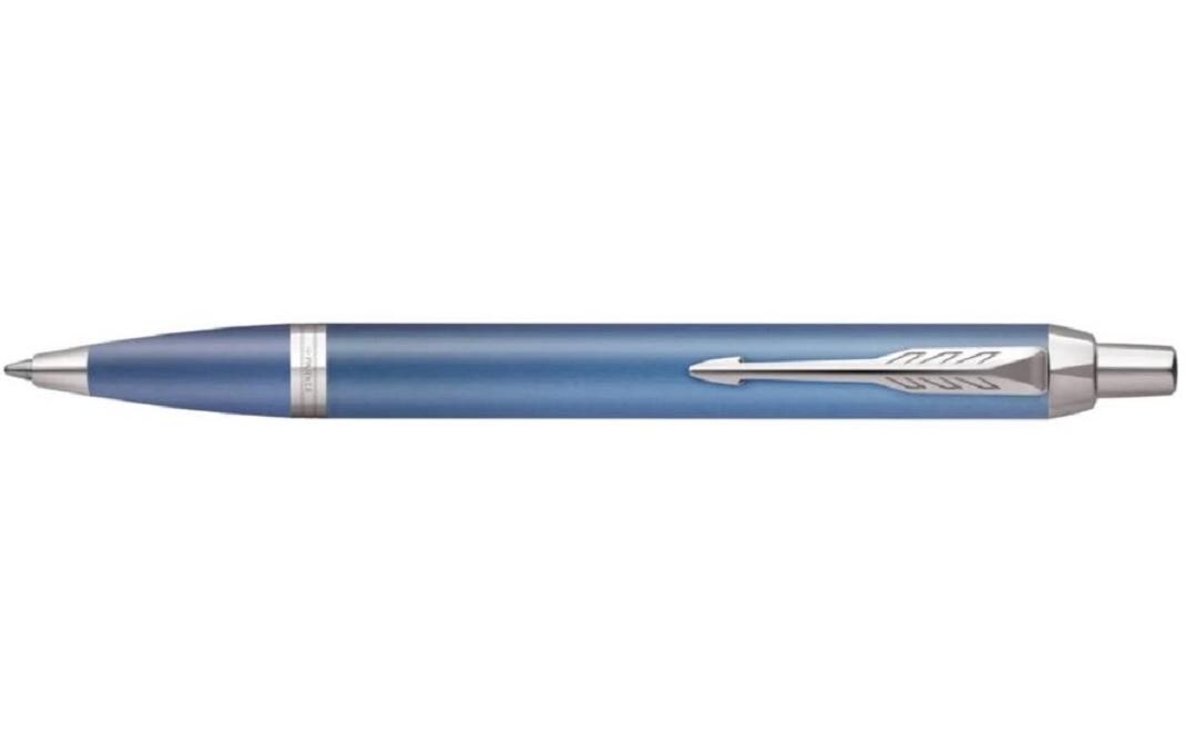 Kugelschreiber IM Writing Rituals, Blau, MKugelschreiber aus Messing in Blau, mit Chrom-Zierteilen in der Geschenkbox