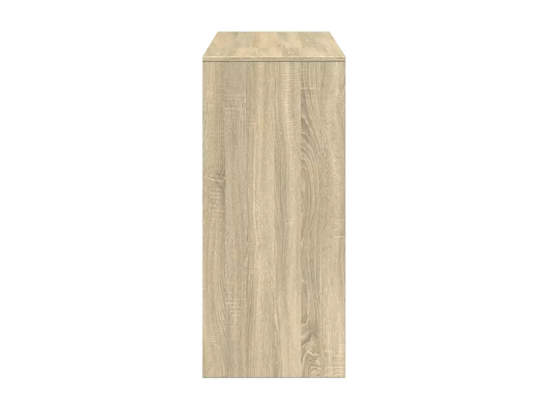Table de bar avec étagère chêne sonoma bois d'ingénierie