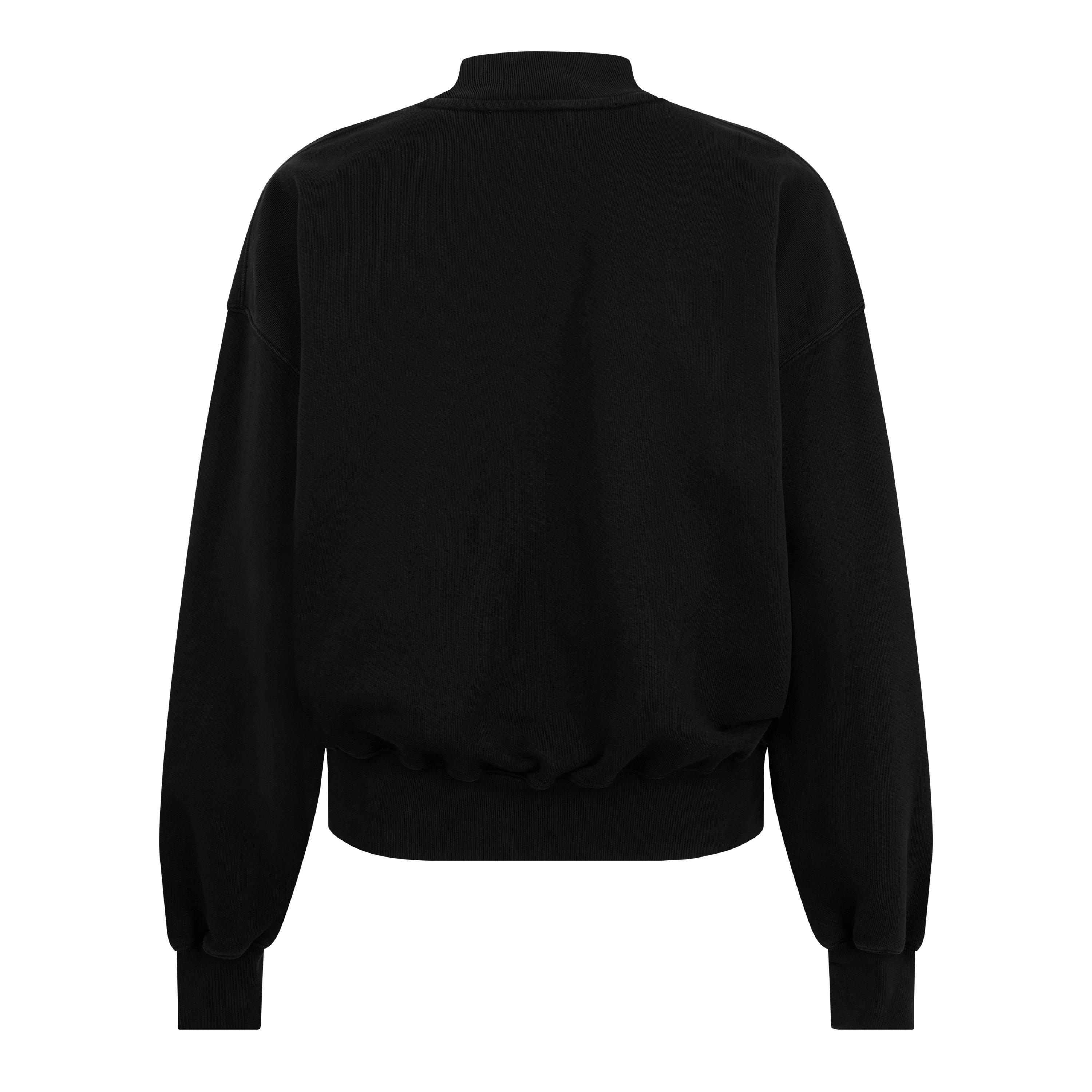 Off White Boxy Crew Sweater