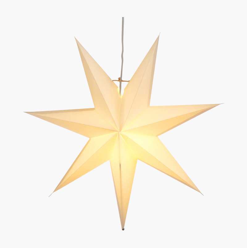 Adventsstjerne hvit, 45 cm