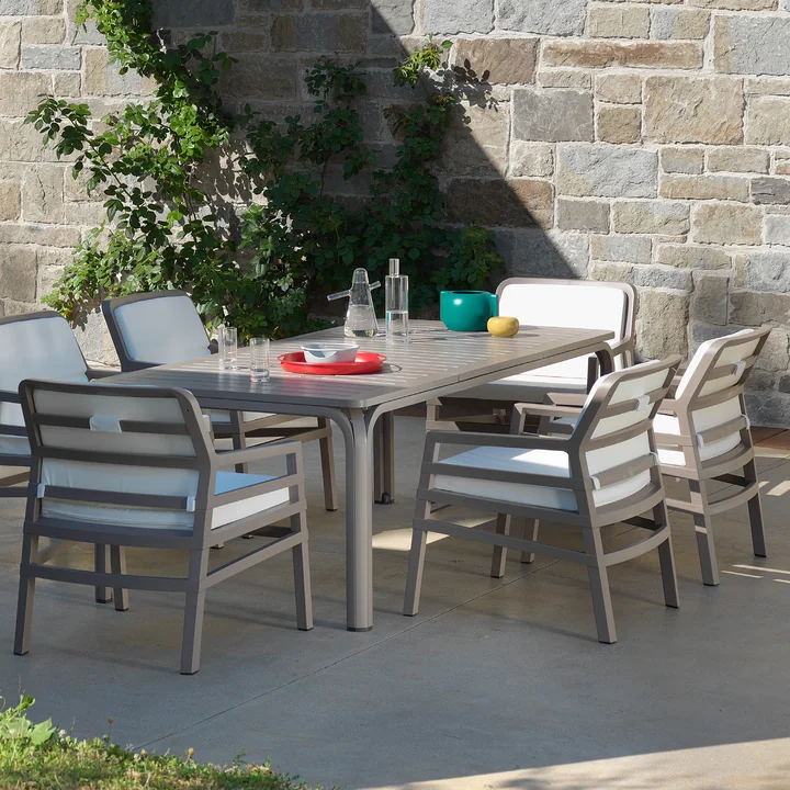 Nardi - Alloro 210 Ausziehtisch, bianco / bianco