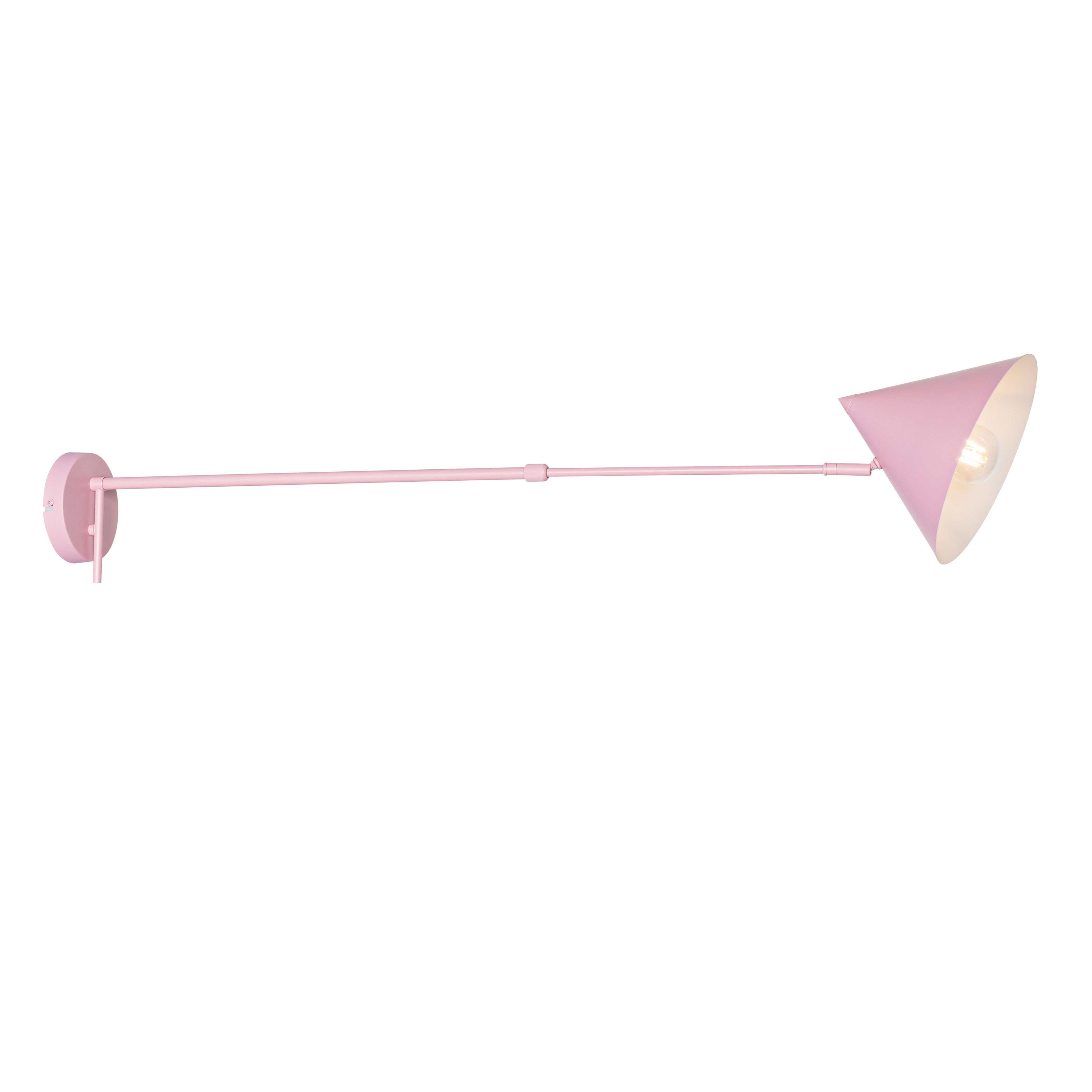 Design wandlamp roze verstelbaar - Triangolo