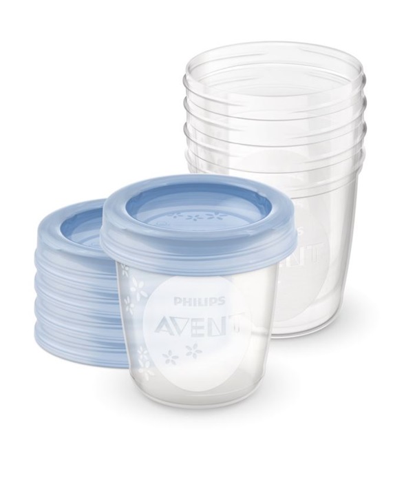 Avent Bewaarbekers 0M+ Moedermelk (5 stuks)