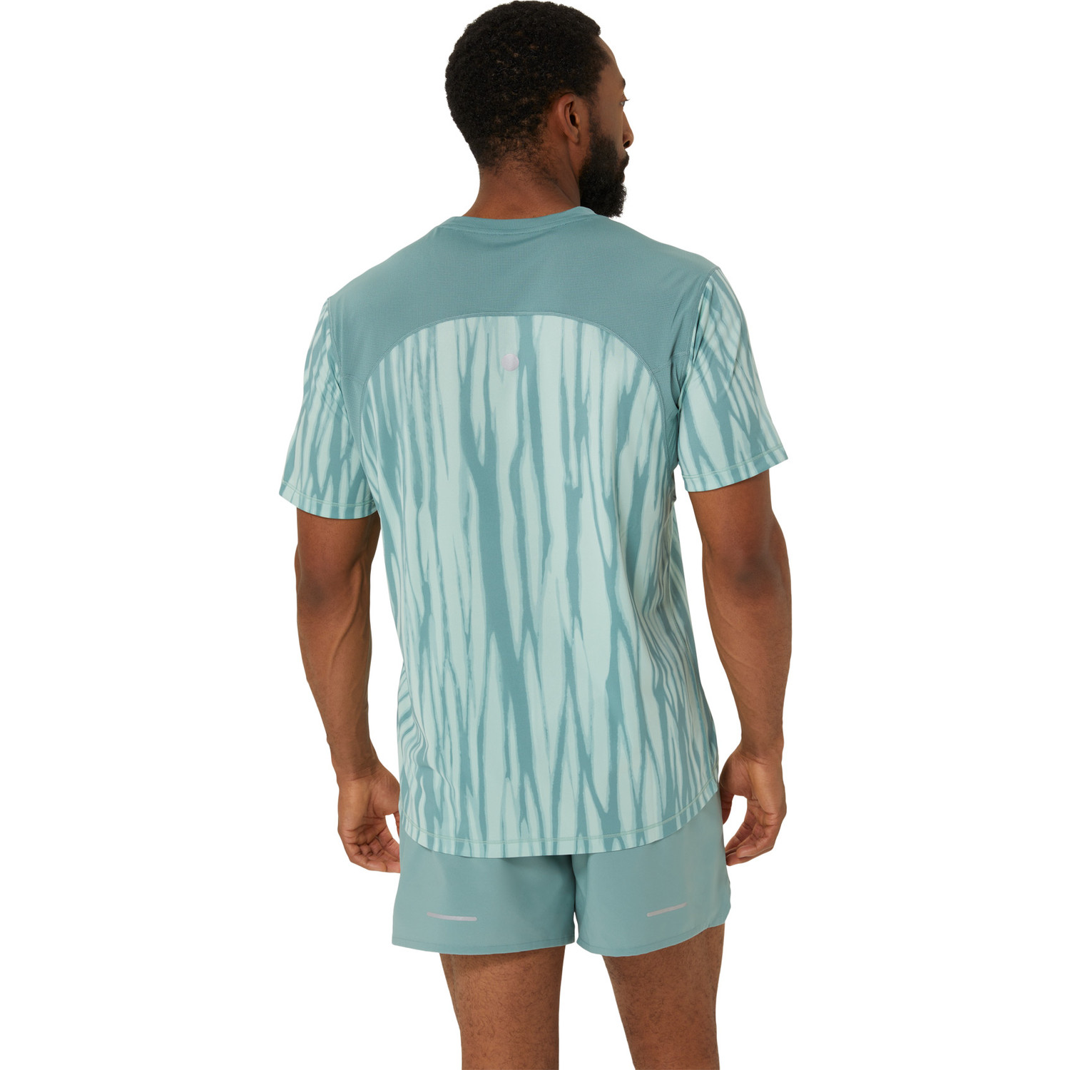 ASICS Road All Over Print T-Shirt Heren