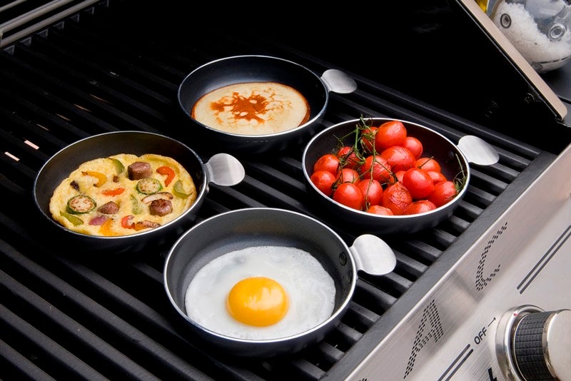 Cadac barbecue tapas pannenset 15 x 12,5 x 3 cm 4-deige set