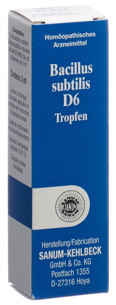 SANUM Bacillus subtilis Tropfen 6 D Fl 5 ml