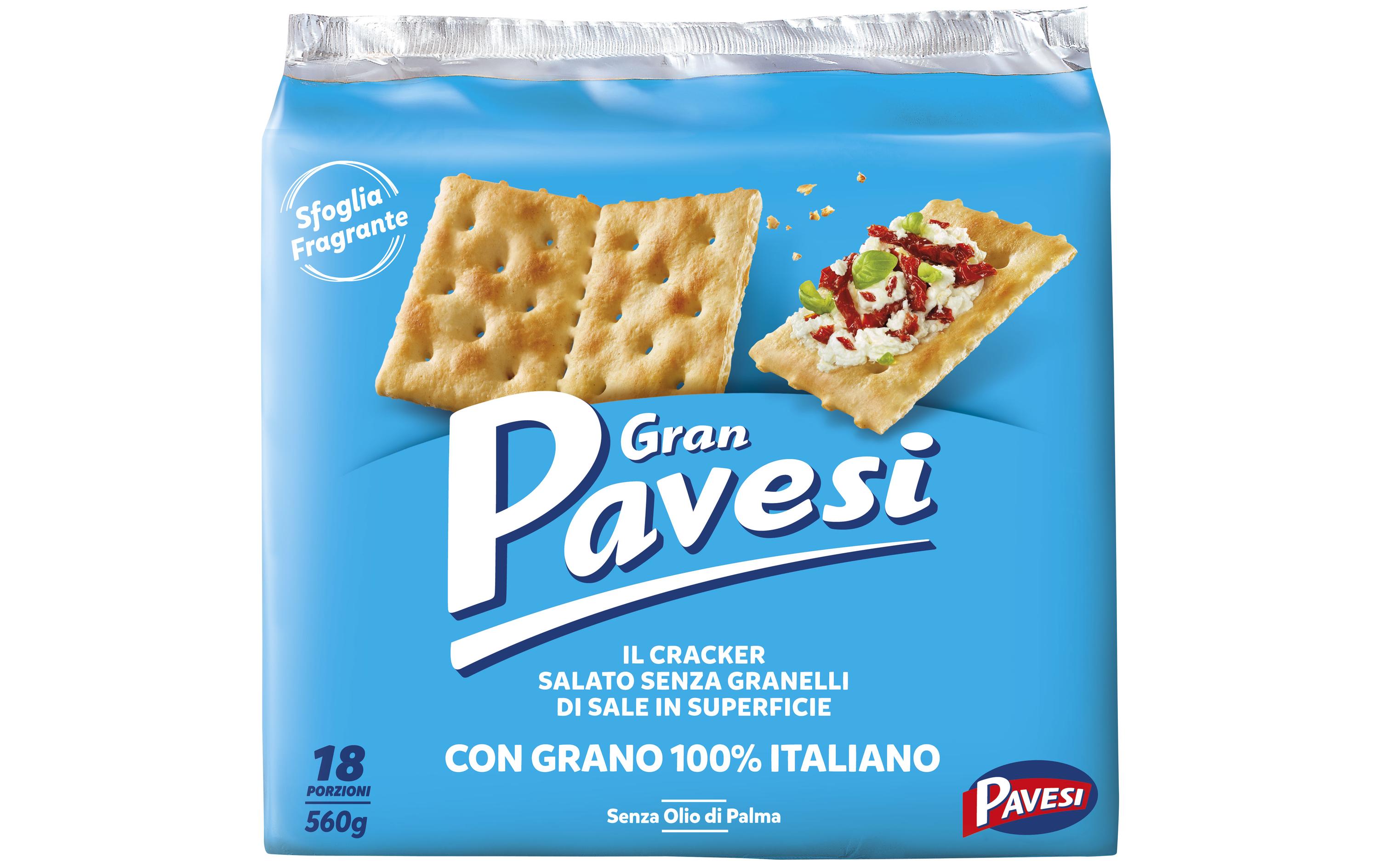 Apéro Crackers nature 560 gKnusperscheiben ohne Salz auf der Oberfläche