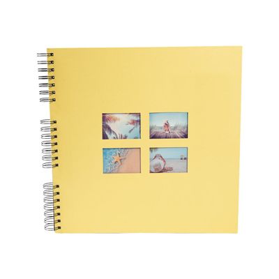 Exacompta Milano - Album photos 32 x 32 cm - 60 pages - jaune