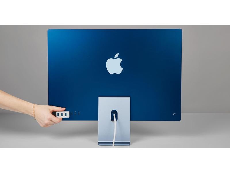 LMP USB-Hub USB-C Tiny Hub Silber USB-Hub für iMac 24
