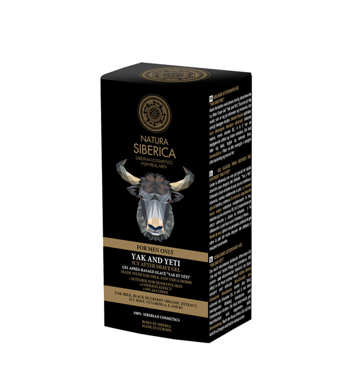 Natura Siberica - *For Men* - Gel glacial após barbear - Yak and Yeti