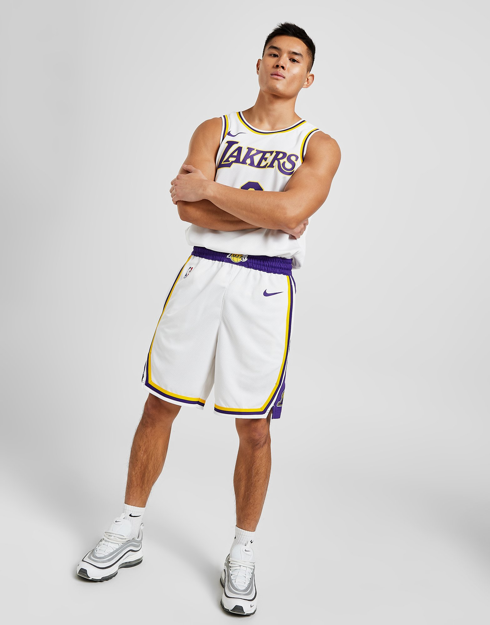 Nike Short NBA Los Angeles Lakers Swingman Homme