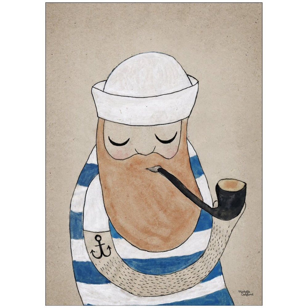 Køb Poster & Frame Michelle Carlslund - Kids - Sailor