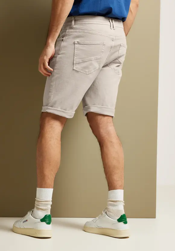Regular Fit Jeansshorts - light sand beige washed