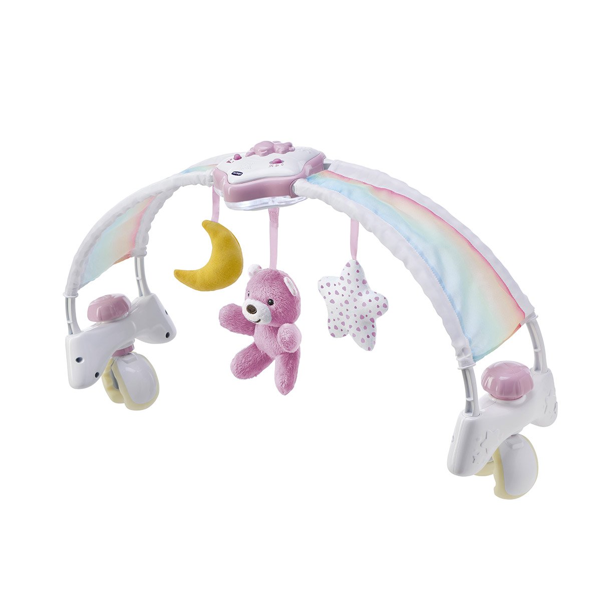 Arche arc-en-ciel rose